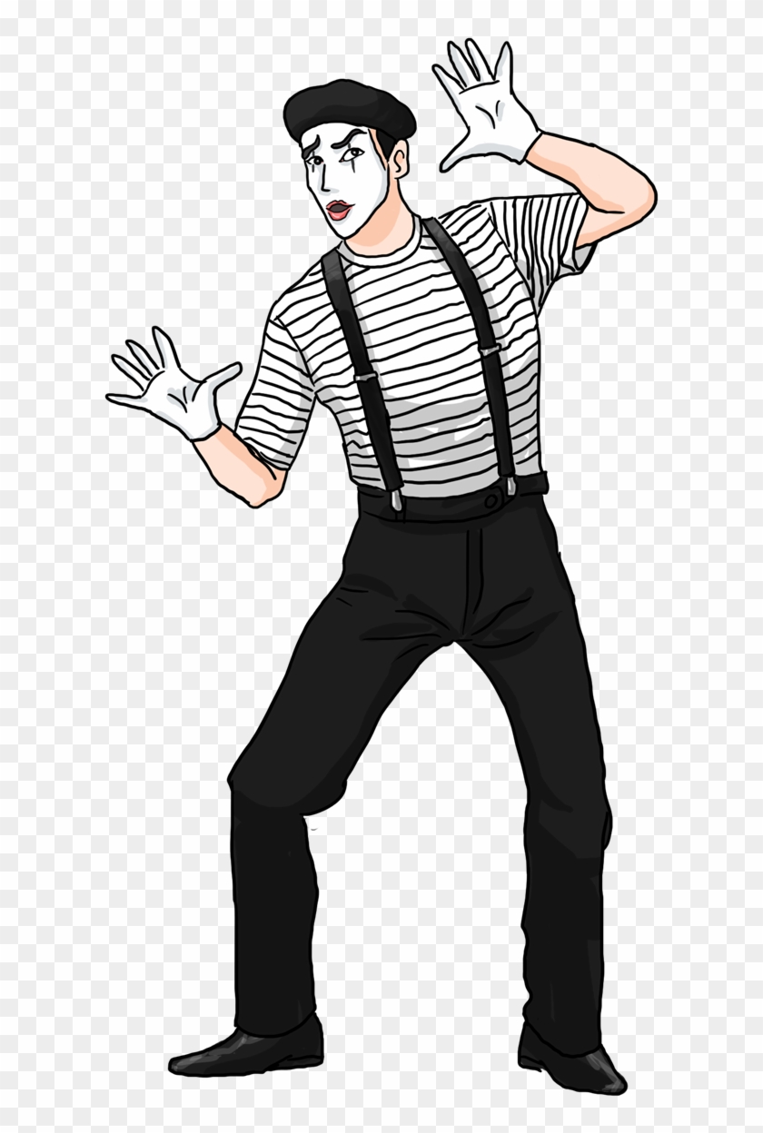 Creative Acting Clip Art Medium Size - Mime Clipart #658714