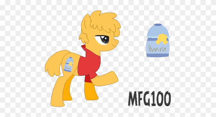 Winnie The Pooh Mlp By Mixelfangirl100 - Winnie The Pooh Version Mlp #658726