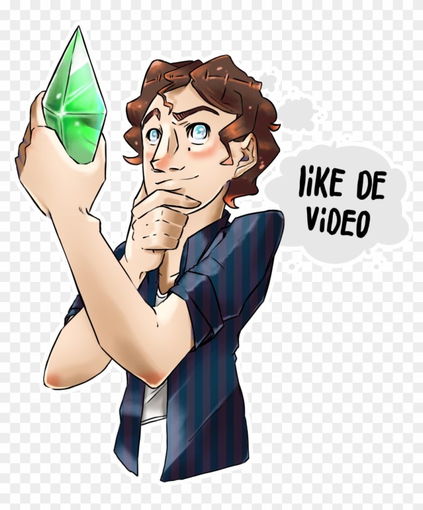 An Illustration For His Sims 4 Let's Play - Cartoon #658791