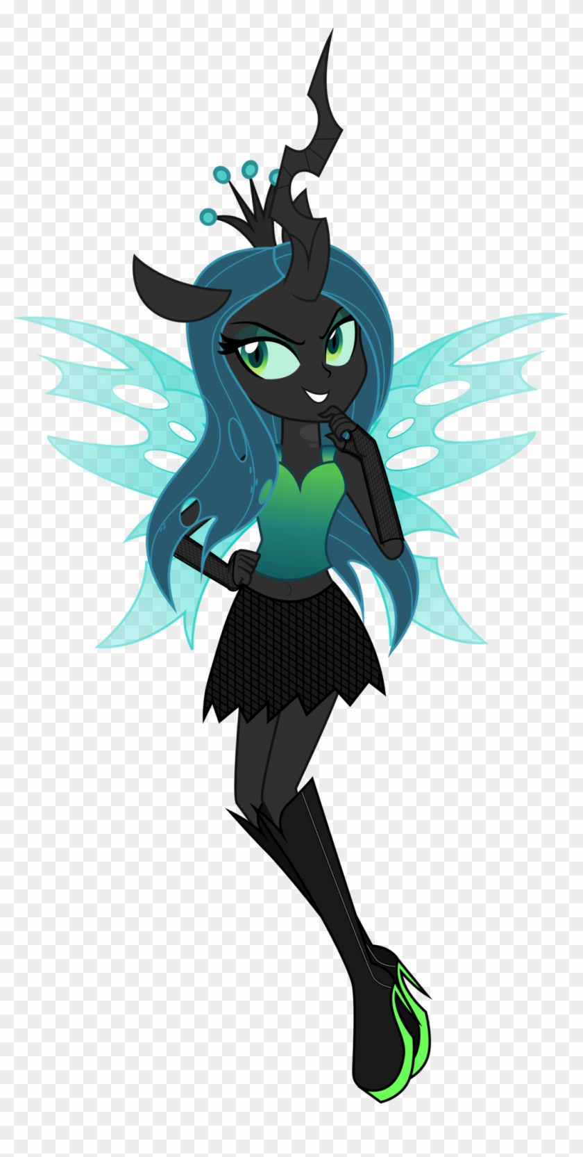 Queen Chrysalis Equestria Girl Style By Theshadowstone - Changeling Mlp Queen Chrysalis Vector #658884