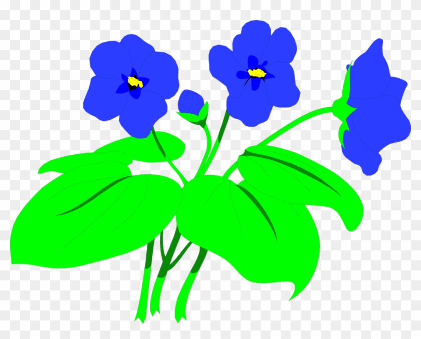 Illustration Of Blue Flowers - Stock Photography #658919