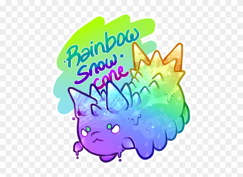 [closed] Rainbow Snow Cone Auction By Toripng - Snow Cone #659076