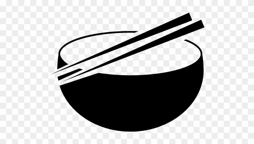 Lunch Menu - Bowl With Chopsticks Png #659133