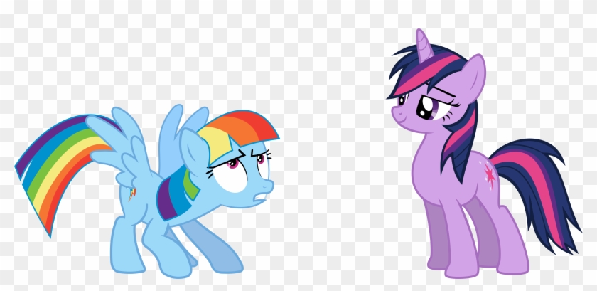 Rainbow Dash And Twilight Mane-swapped By Rolin11 - Rainbow Dash And Twilight Mane-swapped By Rolin11 #659151