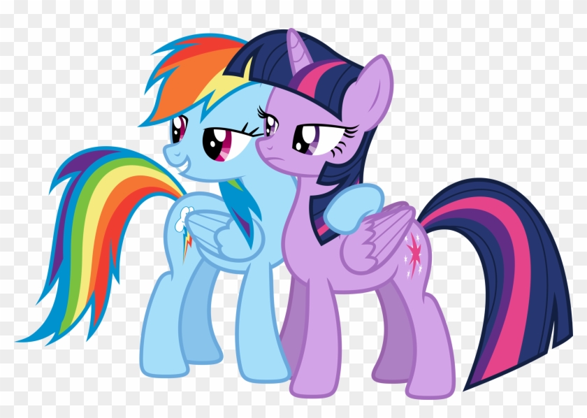 Dashie And Twi 2 By Xpesifeindx Dashie And Twi 2 By - Mlp Ms Paint Vector #659203