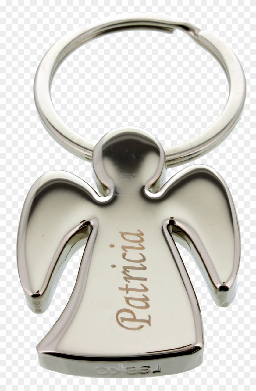 Guardian Angel Keyring With Engraving - Porte Clé Ange Gardien #659208