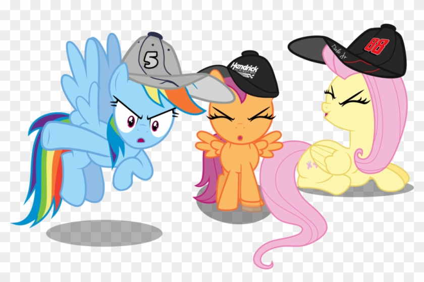 The Nascar Pony Fans By Shutterflyeqd - Nascar Rainbow Dash #659227
