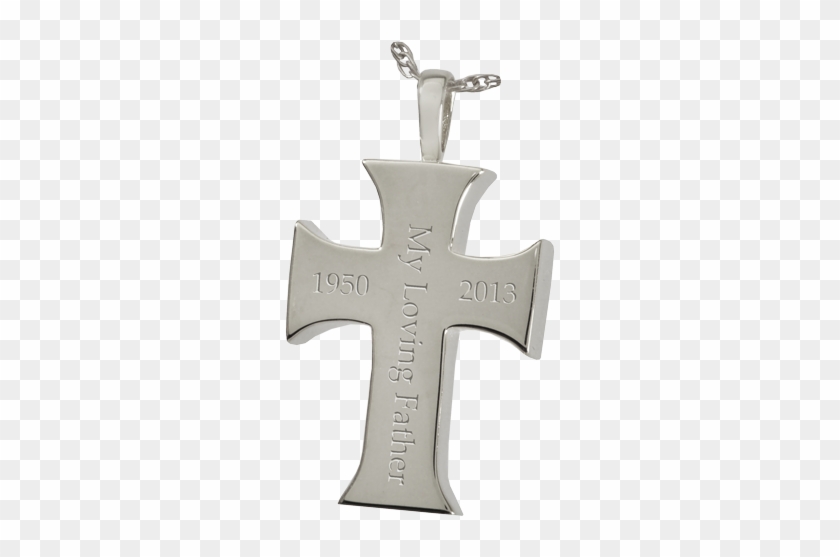 Back Engraving Of Mens Cross - Pendant #659261