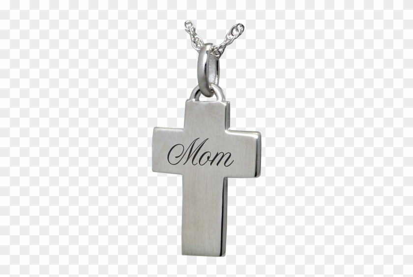 Wholesale Sterling Silver Petite Cross Flat With Text - Petite Cross Handwriting Jewelry #659284