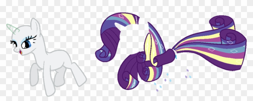 Rainbow Power Rarity - Rarity Base Ms Paint #659390