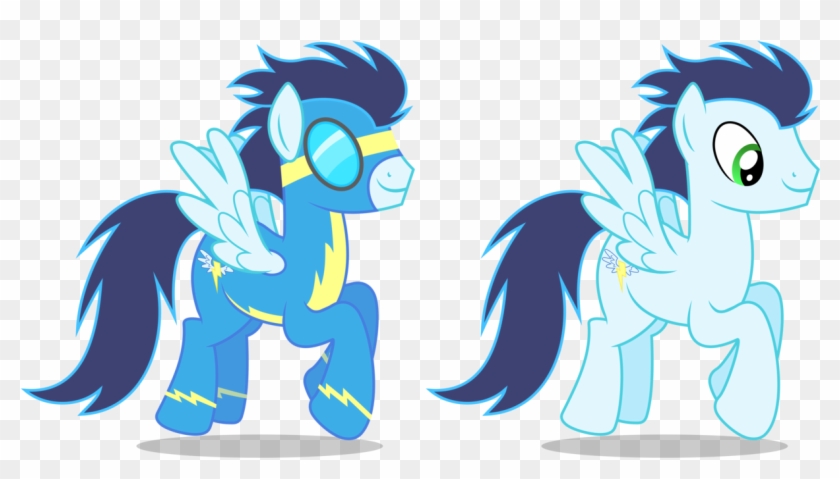 Rainbow Dash Hovering Download - Wonderbolts Soarin #659397