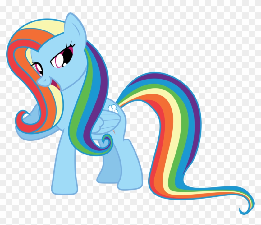 Source - Rainbow Dash With Fluttershy Hair #659403