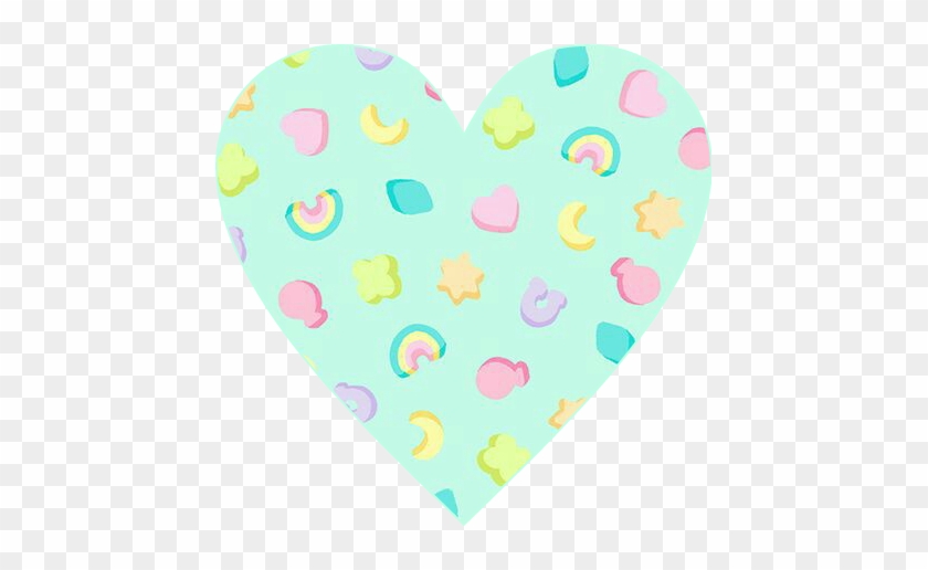 Heart Colorful Love Marshmallows Luckycharms Fun Cereal - Wallpaper #659450