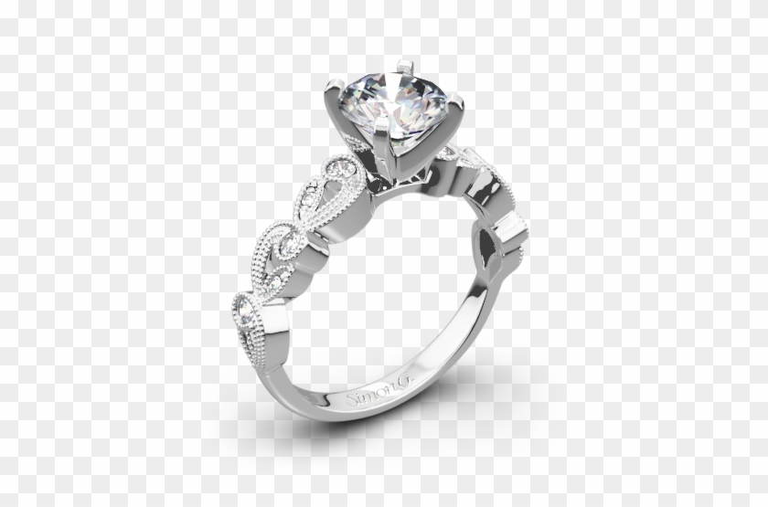Simon G Wedding Rings Simon G Tr473 Duchess Diamond - Engagement Ring #659459
