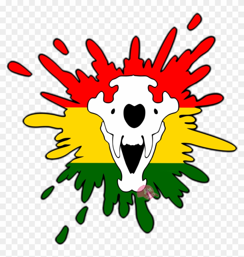 San's Rasta Lion Skull Shirt Graphic By Pinkcappanda - Splash Clip Art #659472