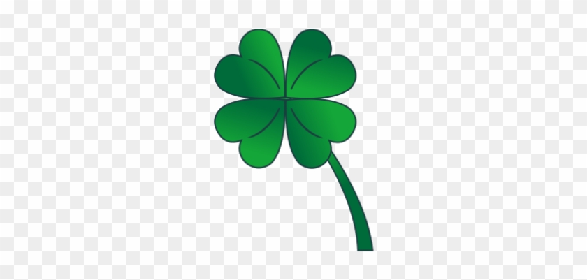 Luck Clipart Small Shamrock - Four Leaf Clover Clip Art #659494