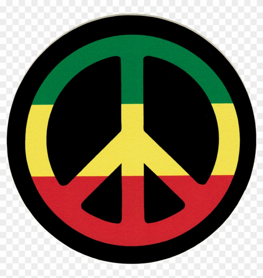 Peace Sign - Peace And Love Rasta #659505