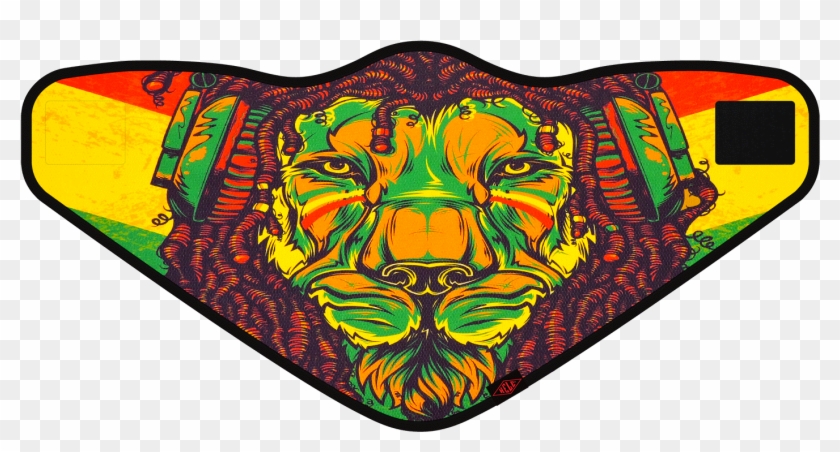 Rasta Lion Flyweight Mask™ - Lion #659542