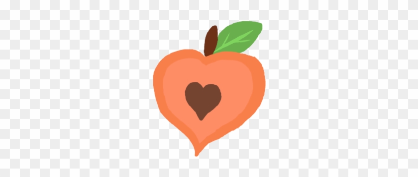 Peachcobbler Cutie Mark By Acrylicpony - Peach Cutie Mark #659687