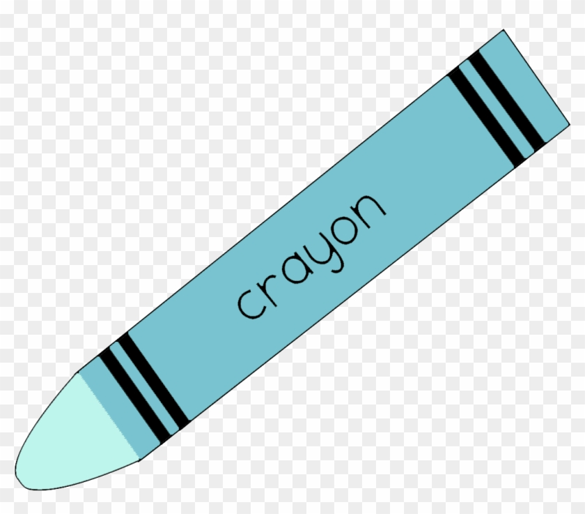 Clipart Blue And Green Crayon - Light Blue Crayon #659692