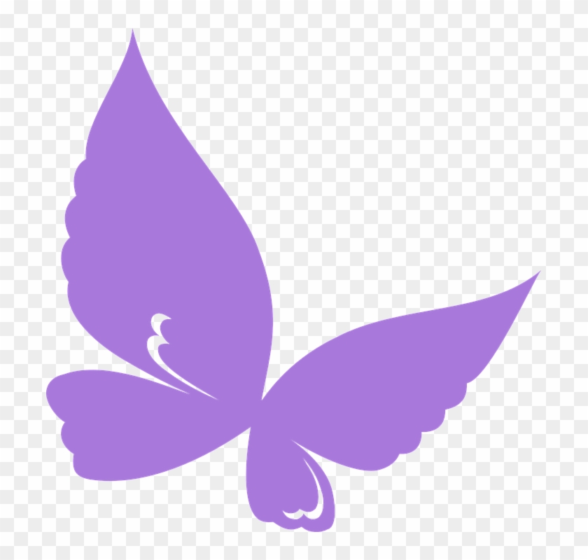 Cute Butterfly Cliparts 29, Buy Clip Art - Purple Butterfly Png #659840
