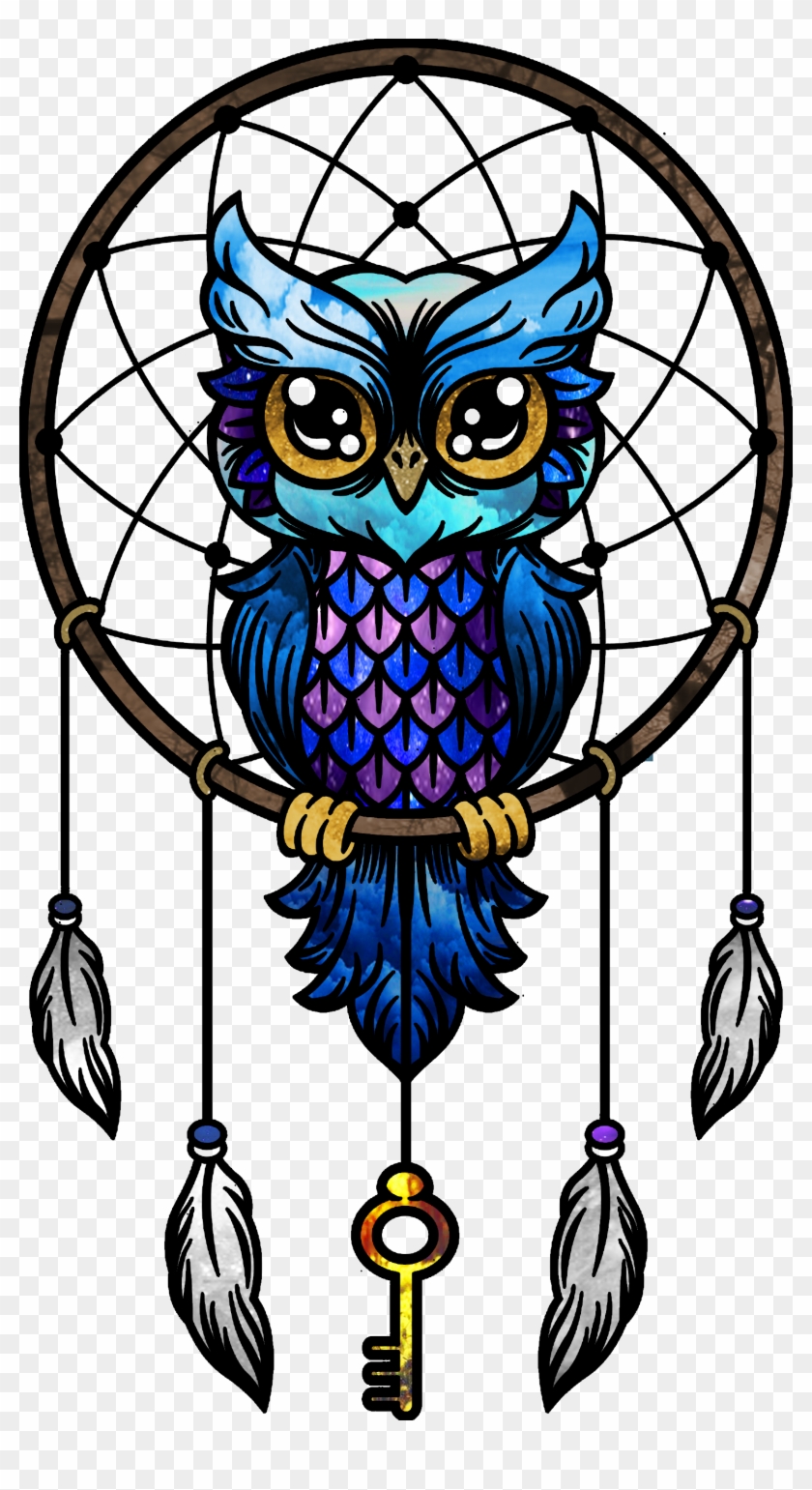 Owl Wallpaper, Cartoon Owls, Baby Owls, Dreamcatchers, - Atrapasueños Con Un Buho #659934