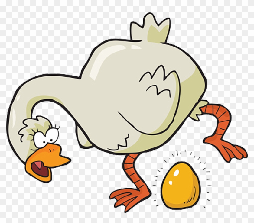 The Goose That Laid The Golden Eggs Clip Art - Goose Laying Golden Eggs #659964