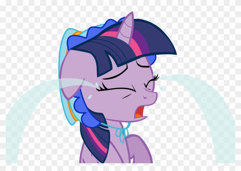 Twilight Sparkle Crying With Bonnet By Mighty355 Twilight - Mlp Midnight Sparkle Crying #659990