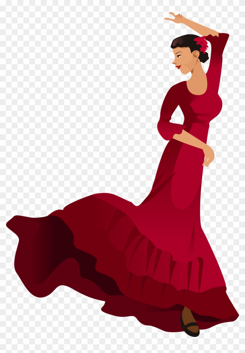 Spain Flamenco Illustration - Spain Flamenco Illustration #660004