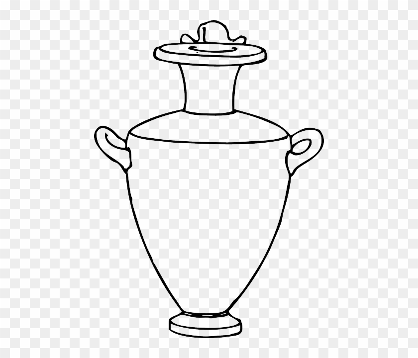 Template, Roman, Container, Pot, Greece, Blank - Amfora Clipart #660037