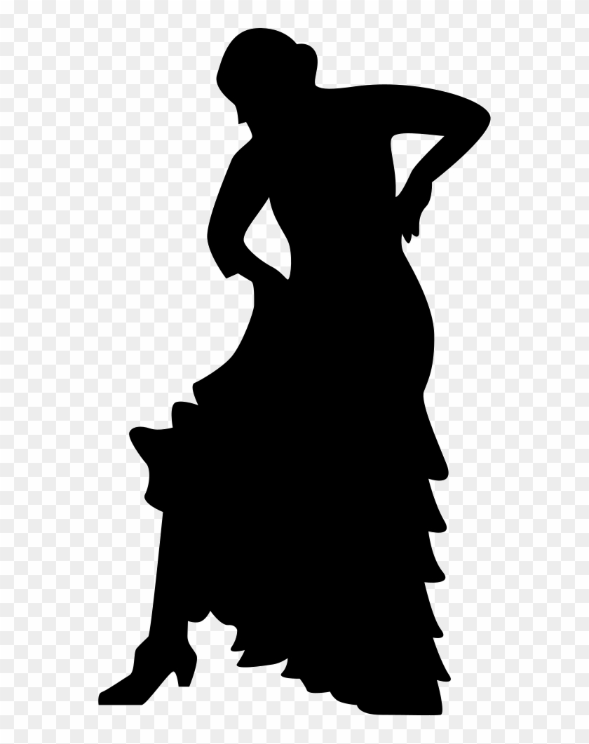Female Flamenco Dancer Comments - Park Ranger Silhouette #660045
