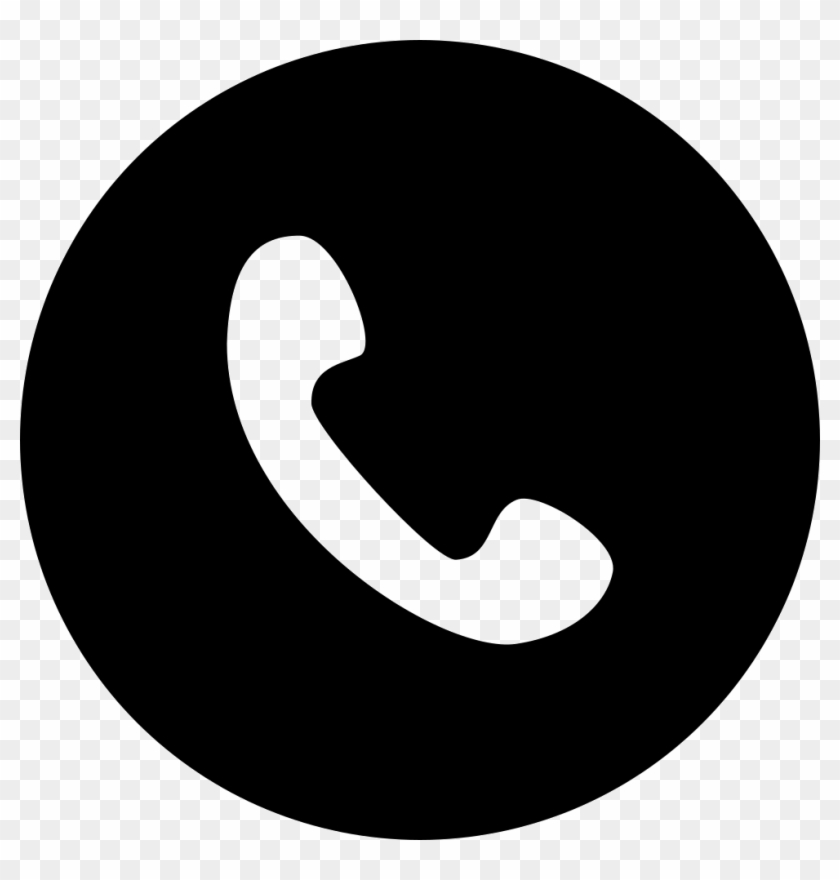 Customer Service Hotline Comments - Phone Icon Black Circle #660203