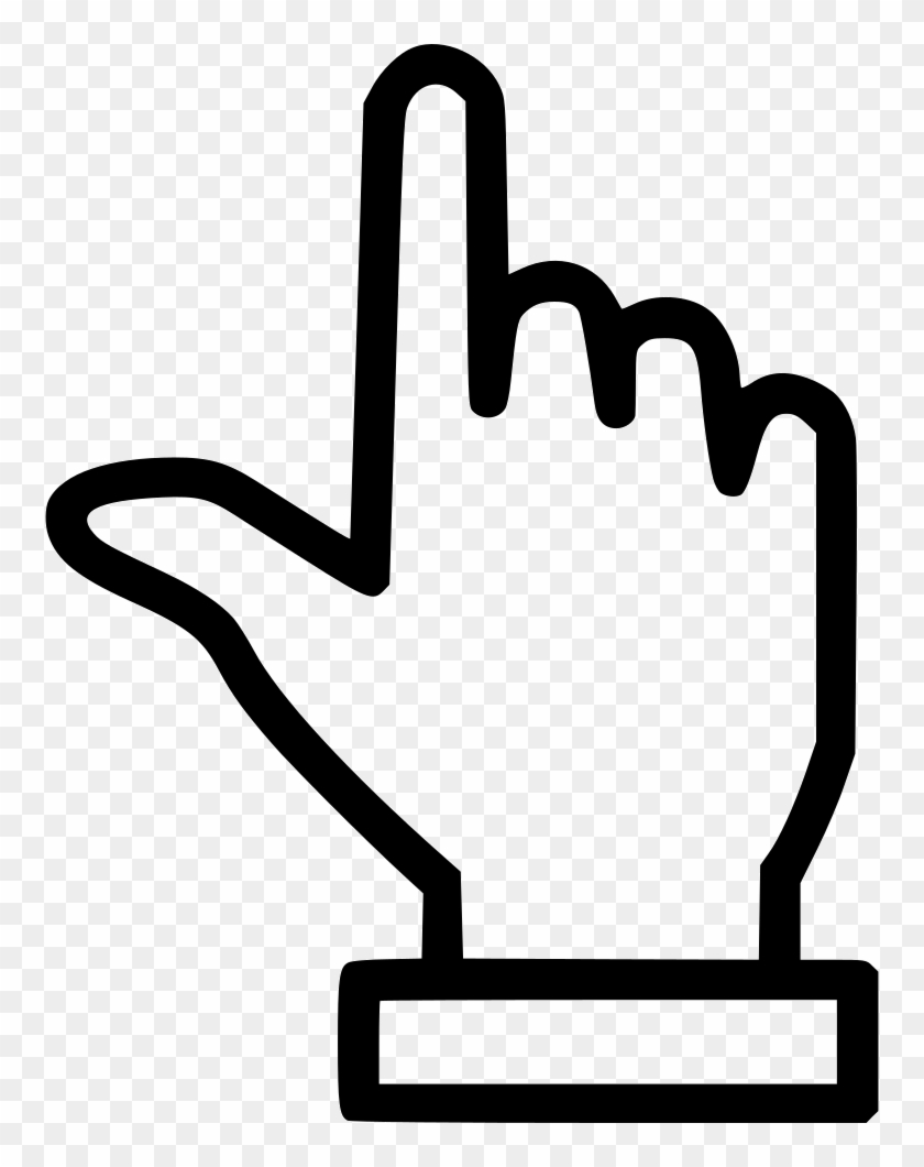 Hand Finger Pointing Up Comments - Hand Pointing Vector Png #660274