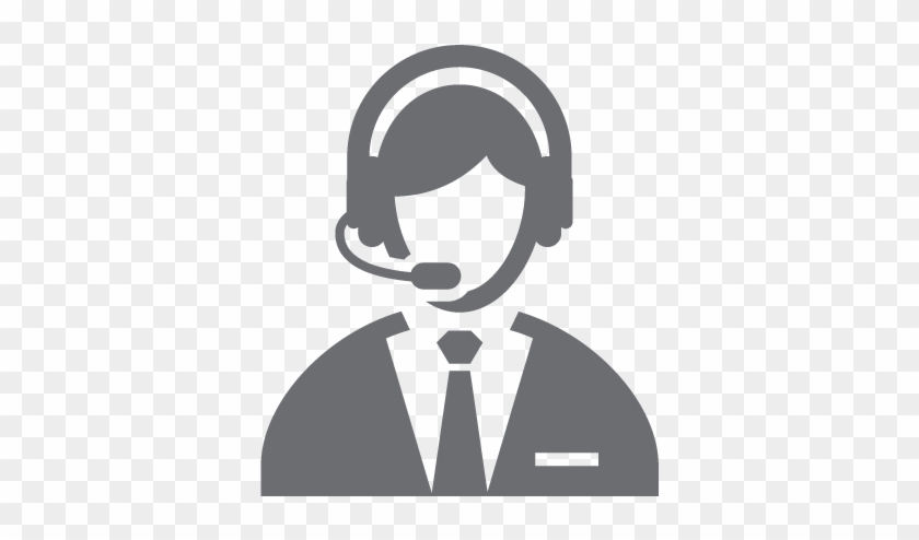 Professional Customer Service - Customer Service Icon Gray #660288