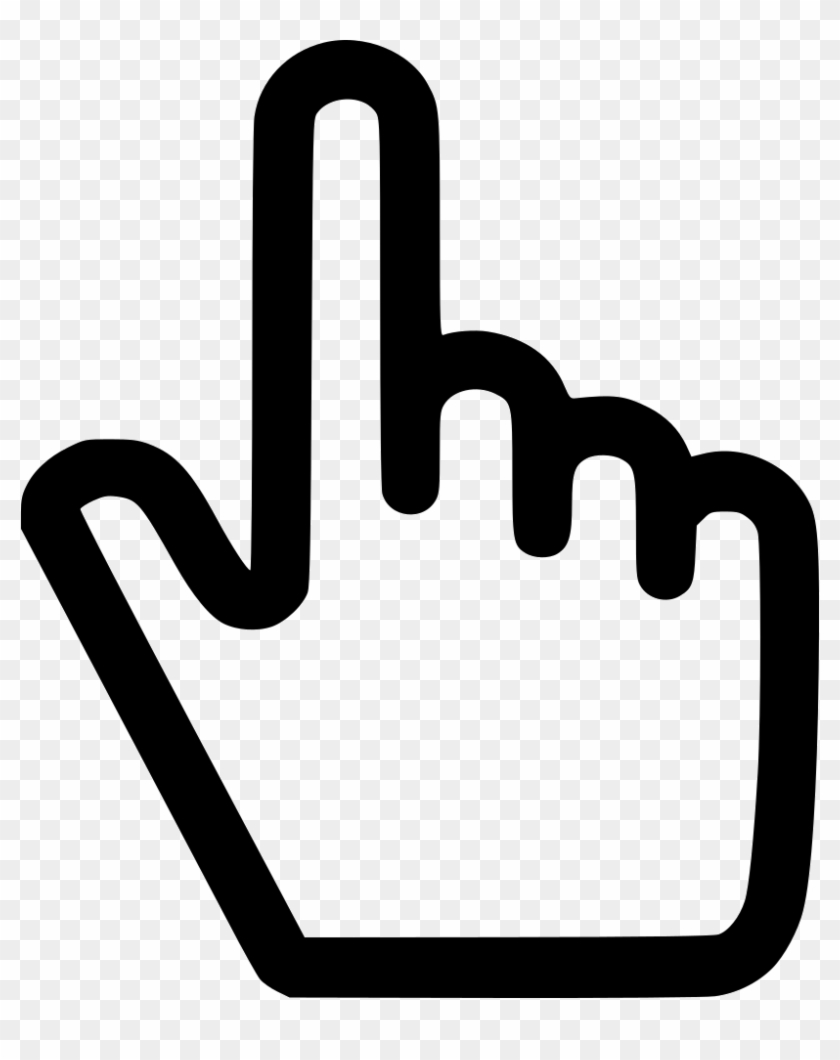 Finger Select Pointing Point To Designate Comments - Finger Point Icon Png White #660332