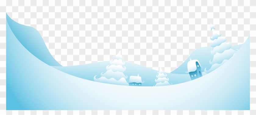 Blue Snowy Ground Png Clipart Image - Blue Snow Ground Png #660378