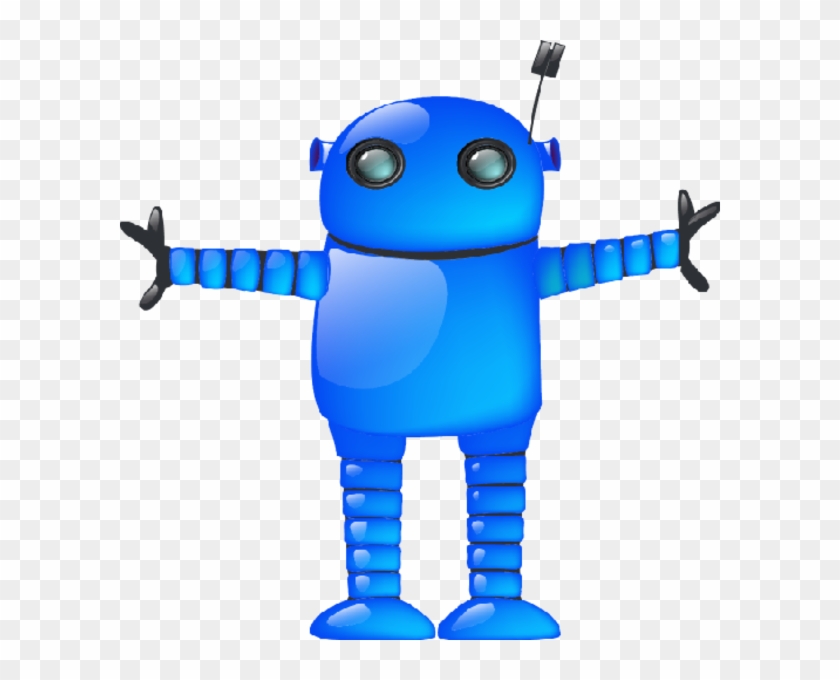 Blue Robot Png #660381
