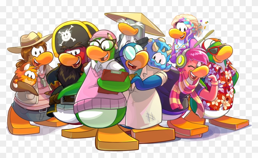 10th Anniversary Mascots - Club Penguin Waddle On Party #660485