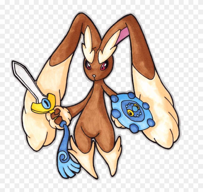 Lopunny's Shield And Sword By Lornext - Pokemon Sword And Shield #660497