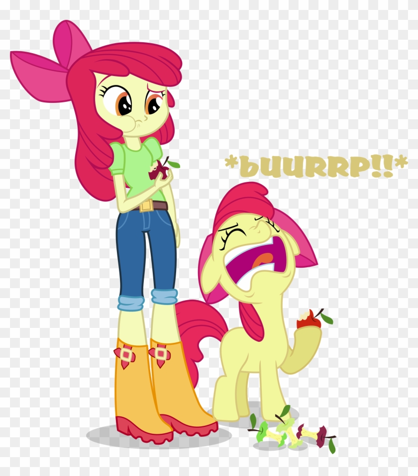 Applebloom And Applebloom By Vector-brony - Mlp Equestria Girls Apple Bloom #660528