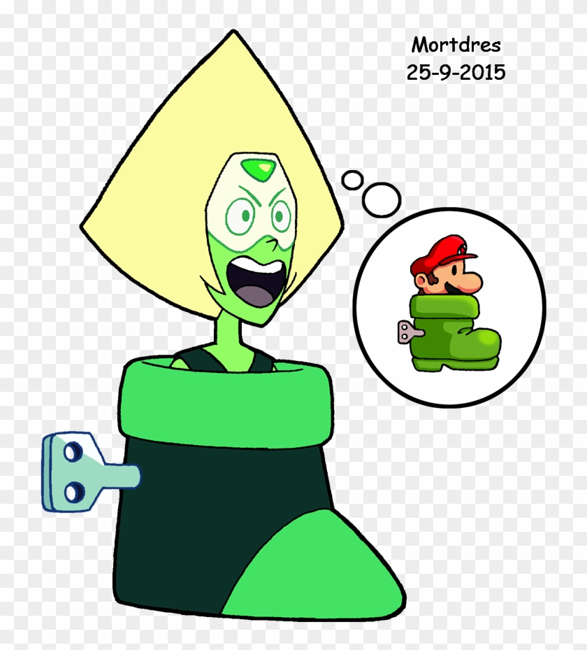 Peridots Foot By Mortdres On Deviantart - Steven Universe Peridot Feet #660540