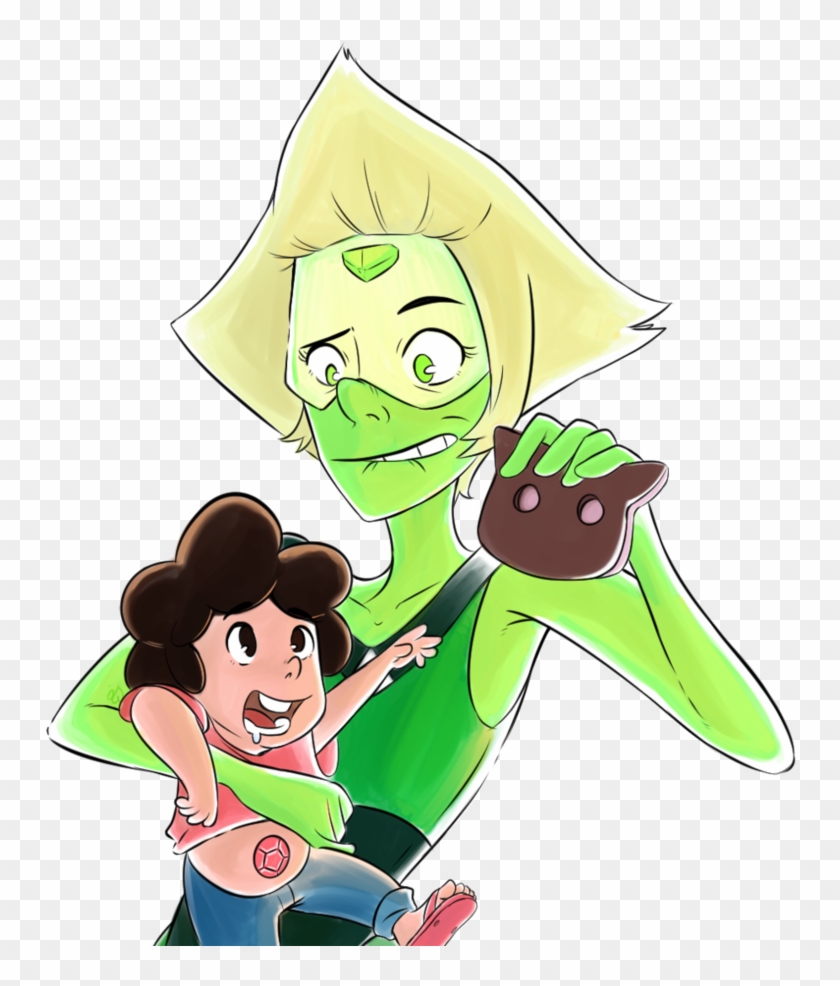 Peridot And Baby Steven - Drawing #660583