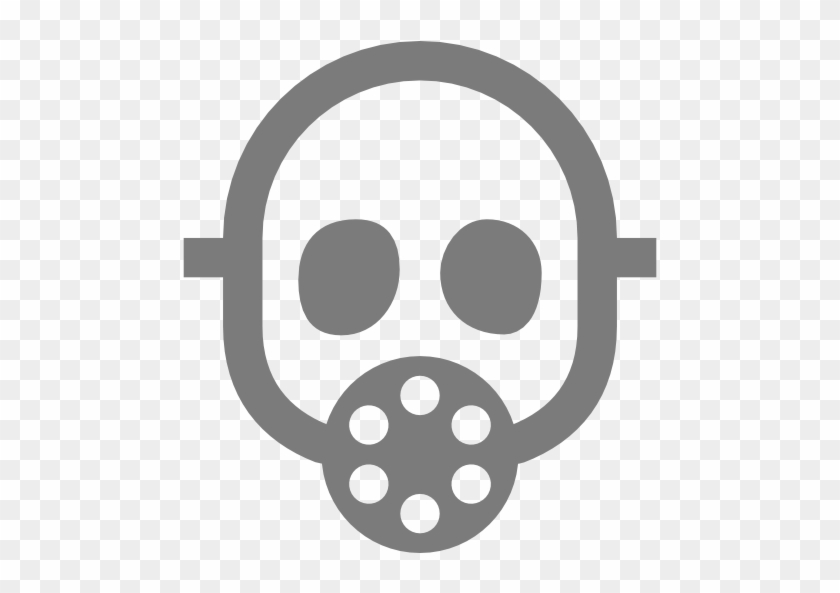 Gas Mask Icon - Gas Mask Black And White #660647