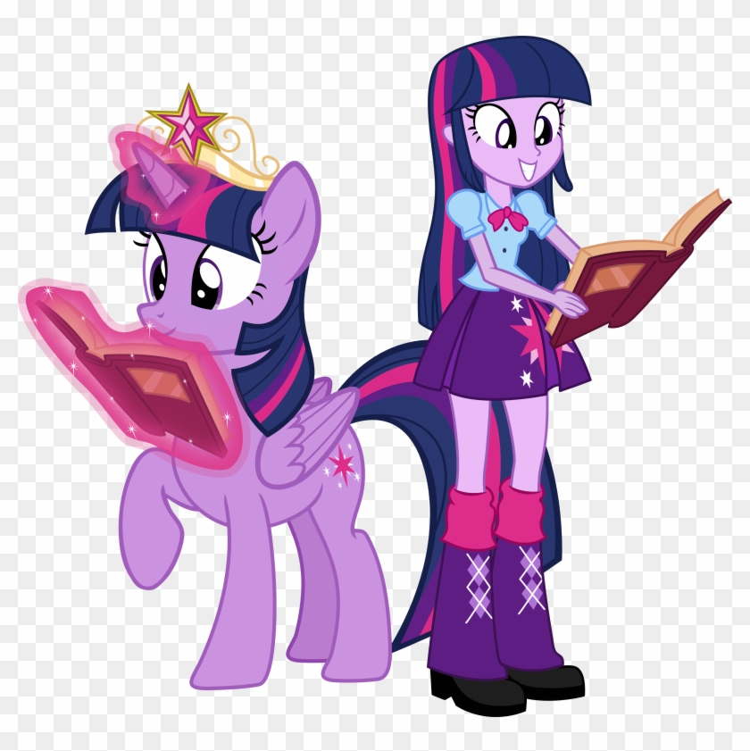 Vector Brony 666 36 Twilight Sparkle And Twilight Sparkle - My Little Pony Equestria Girls Twilight Sparkle #660653