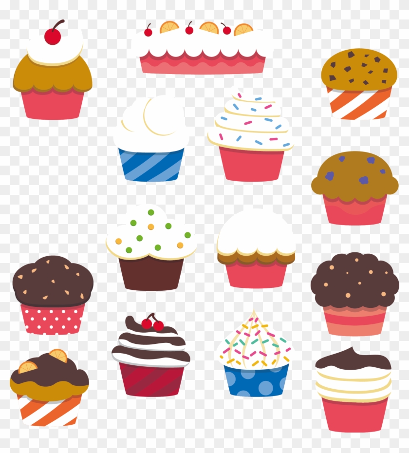 Top 10 Kiss Cupcake Cherry Cake Bakery Cartoon Cute - คั พ เค้ก การ์ตูน น่า รัก #660903