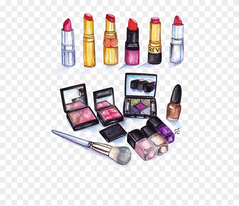 Mac Cosmetics Drawing Lip Gloss Illustration - Make Up Drawing #660951