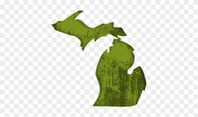 Michigan State Clip Art Free - Michigan Decal #661095