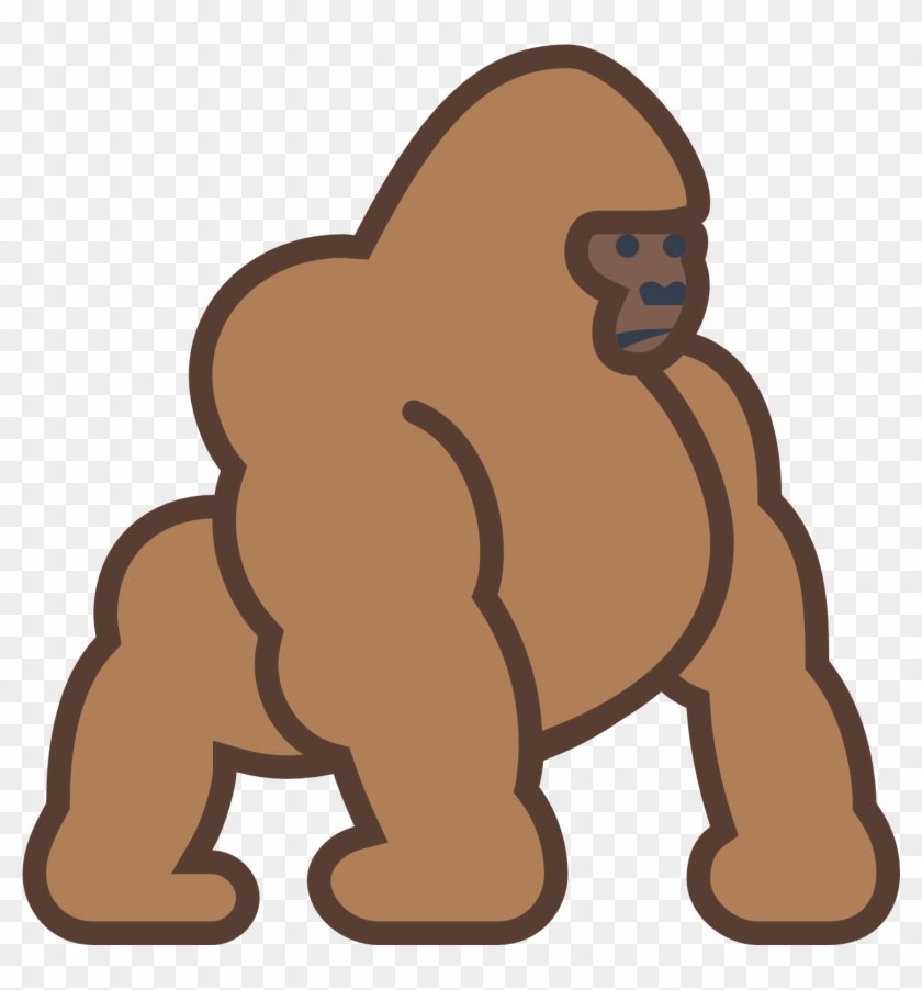 Collection Clipart Png Gorilla Image - King Kong Cartoon Png #661111