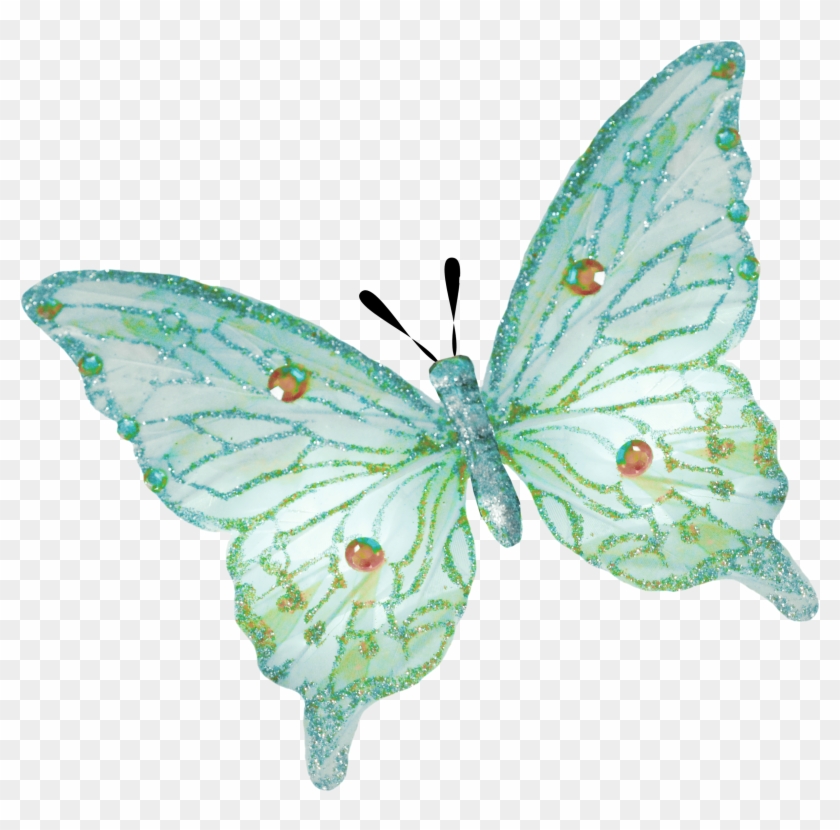 Butterfly Green Clip Art - Butterfly Green Clip Art #661478