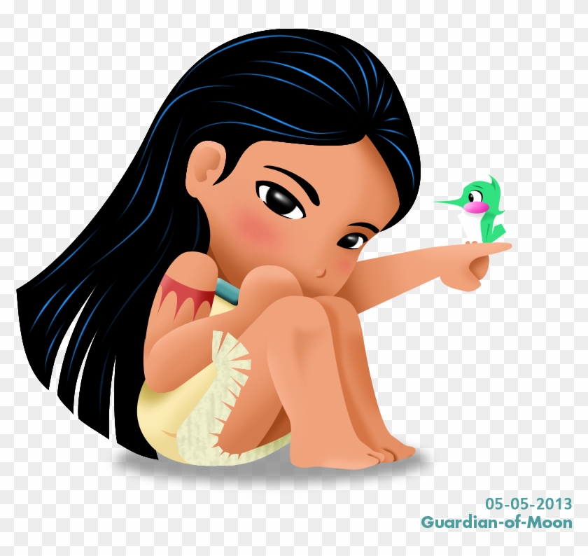 Cged By Guardian Of Moon - Pocahontas Chibi Png #661137